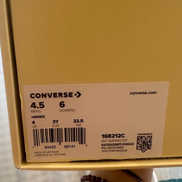 Tyler the Creator Golf le Fleur Converse Giannos Black - Picture 4 of 4